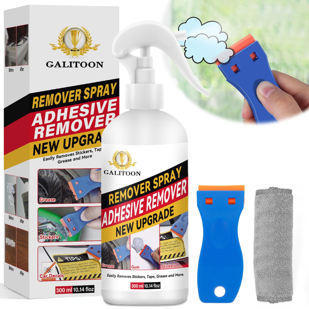 Galitoon Glue Remover Surfacesafe Adhesive Remover With Plastic Scraper Sticker Remo