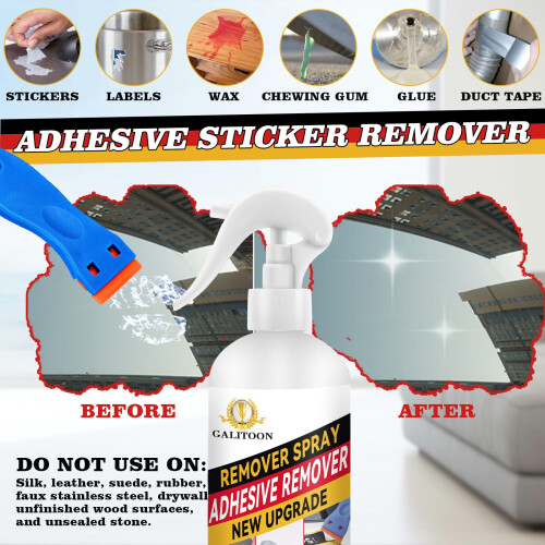 Glue Remover SurfaceSafe Adhesive Remover with Plastic Scraper Sticker Remo 1