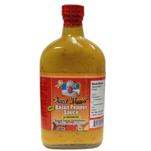 Aunt Mays Bajan Pepper Sauce 340 g