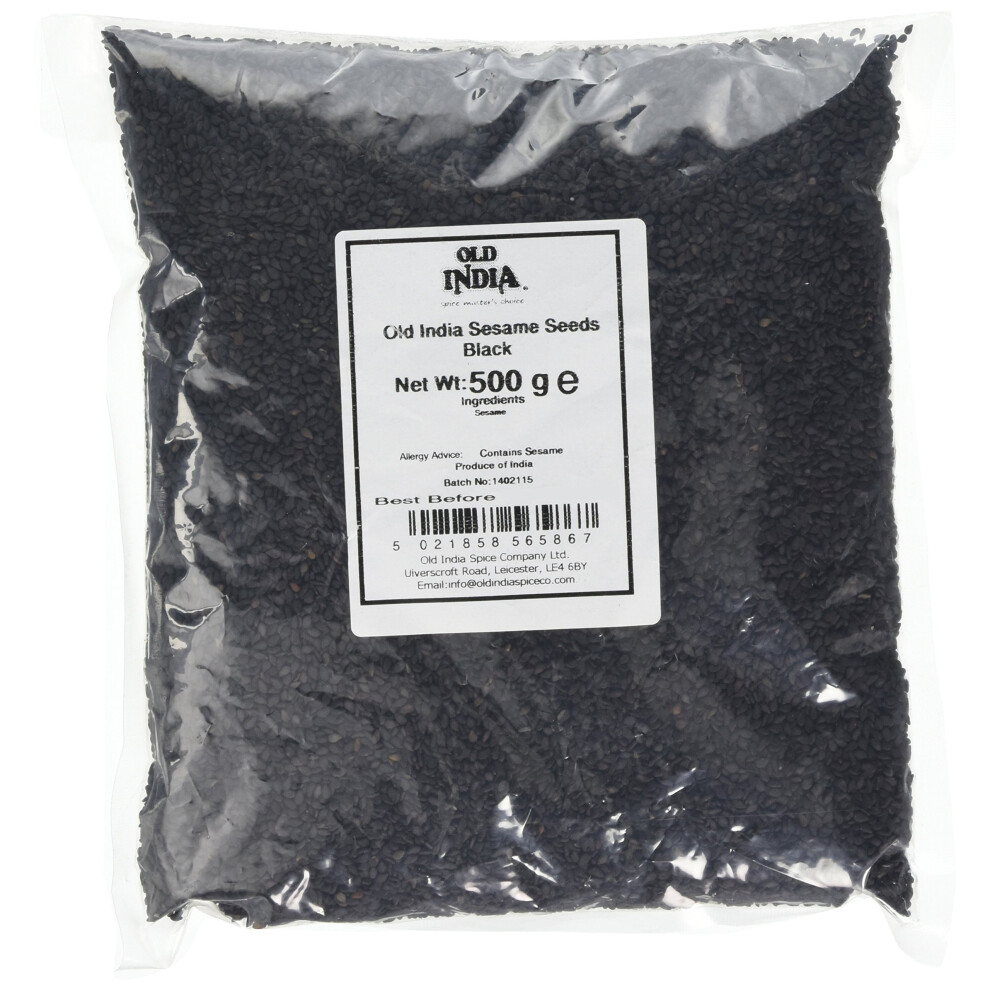 Old India Sesame Seeds 500 G Pack Of1 Black