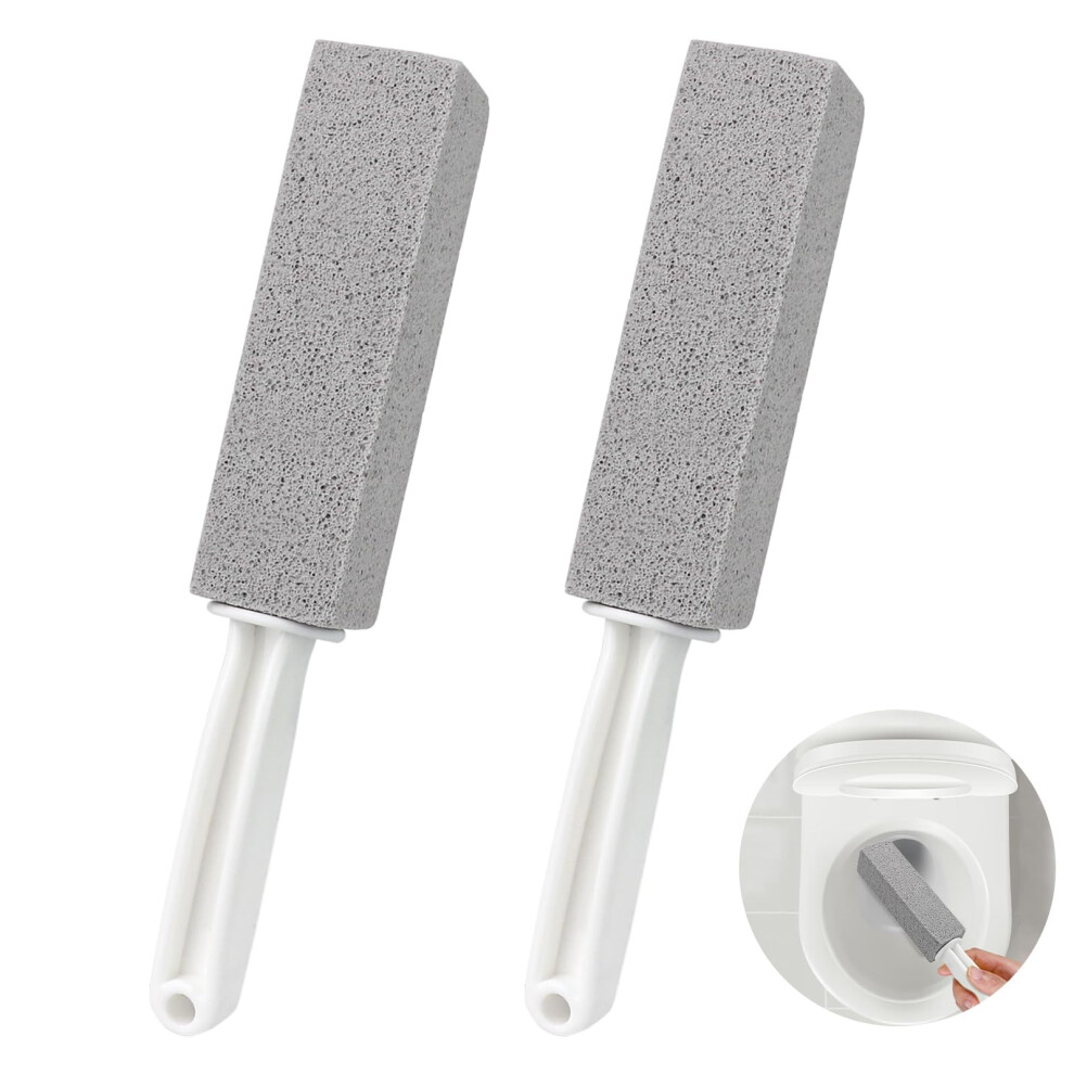 Ddluck 2 Pack Pumice Cleaning Stone With Handle Toilet Bowl Cleaner Toilet