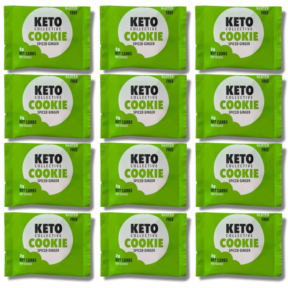 Keto Collective Keto Cookies I 2G Net Carbs I 30G X 12 I Low Sugar I Made W