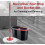 Spin Mop and Bucket Set  16 Litres  Microfibre Mop Head  Long Handle Extend 5