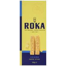 Roka Gouda Cheese Sticks biscuits made of 30 real gouda cheese 100g