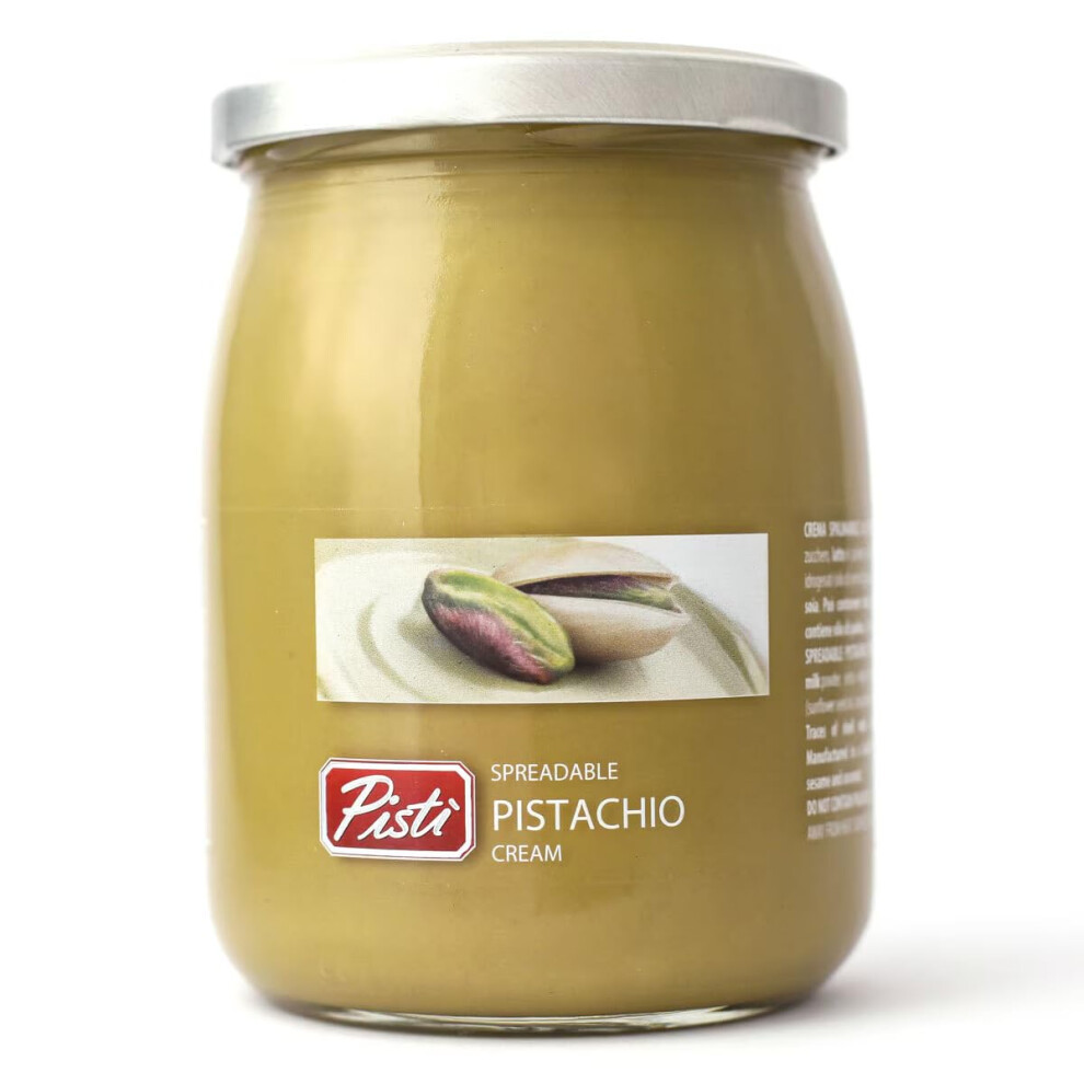 Pisti Sicilian Pistachio Spread 600G Sweet And Velvety Gourmet Food F Cream