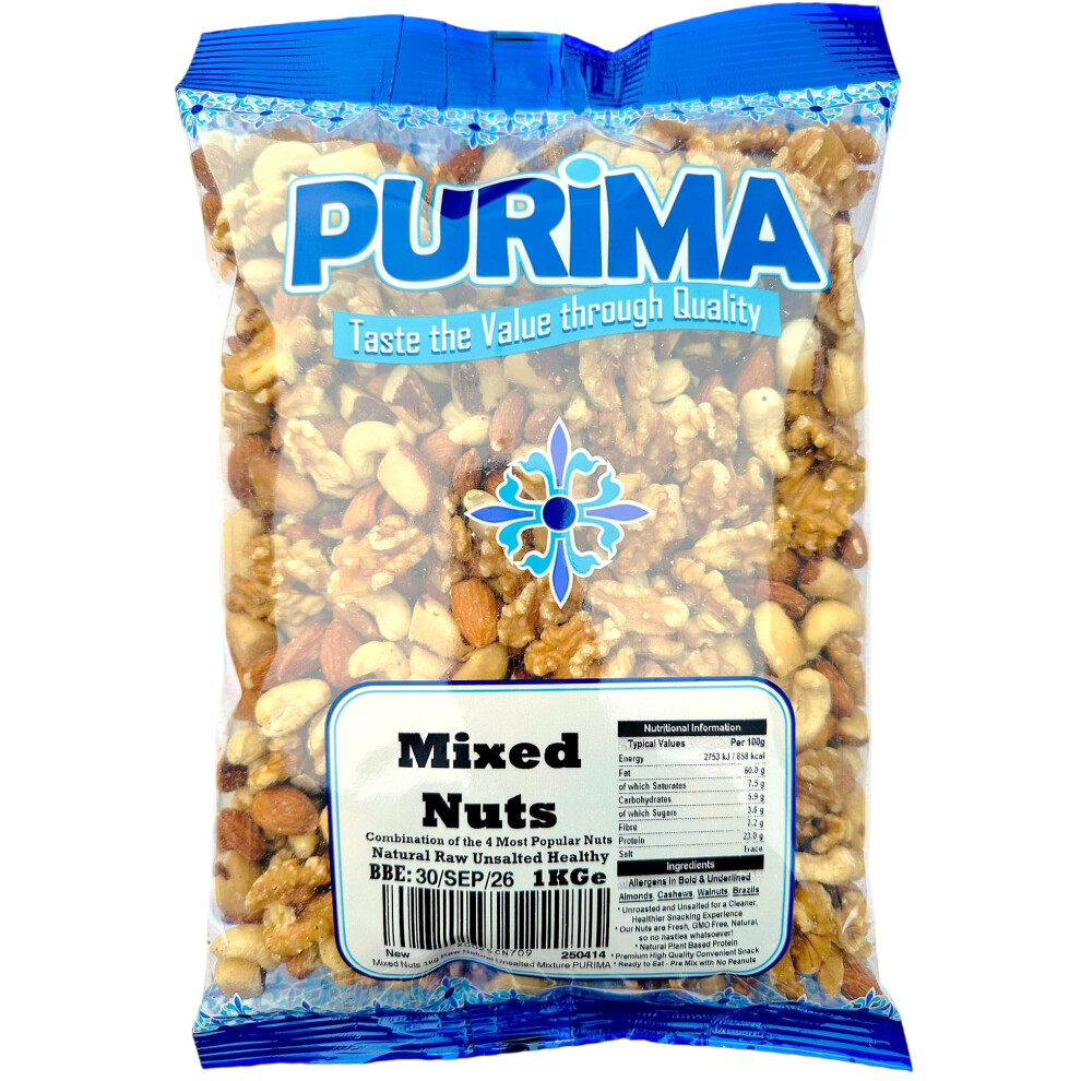 Purima Mixed Nuts 1Kg – Fresh 4 Nut