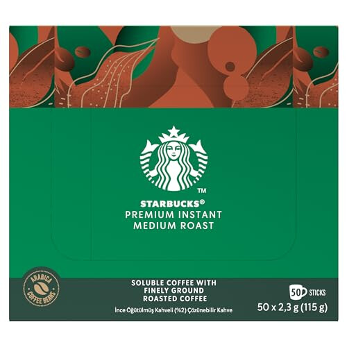 Starbucks STARBUCKS Medium Roast Instant Coffee Sachets  50 x 23 g 1