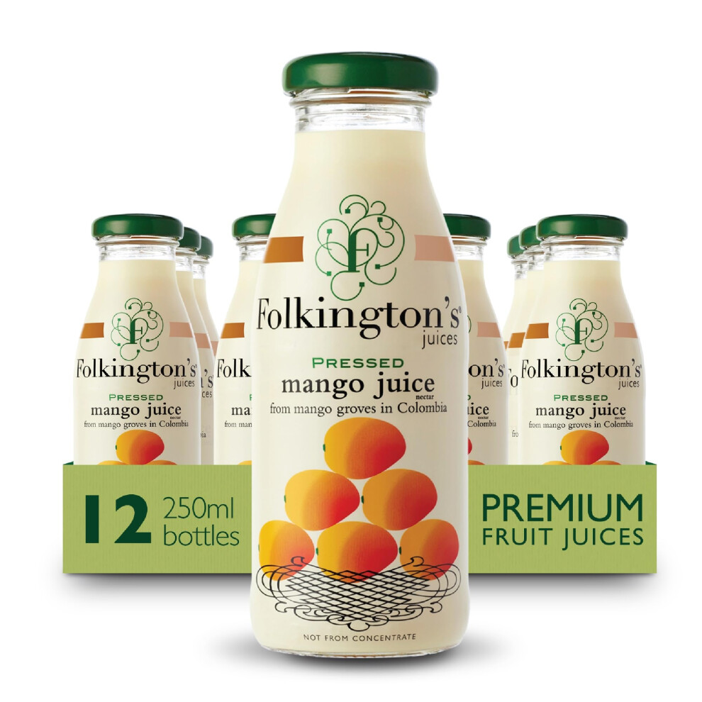 Folkington's Mango Fruit Juice 250 Ml Pack Of 12