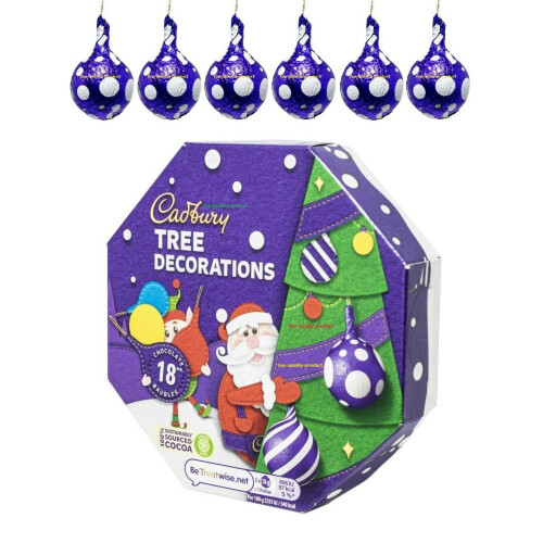 Cadbury Cadbury Tree Decorations Milk Chocolate 83g 1