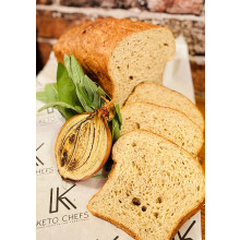 Keto Chefs Ultra Low Carb Freshly Baked Keto Bread Rustic Sage Onion Presl