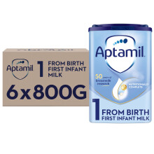 Aptamil 1 First Baby Milk Powder From Birth 800g Pack of 6