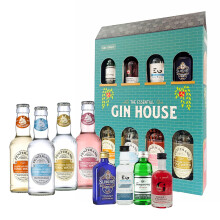 Tonic Water Flavoured Gin Gift Set Gin House Selection of 4 x 5cl Miniatu