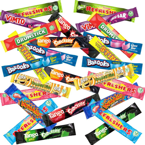 Chew Bars Sweets Gift Box 26 Chewy Bars Bundle With Vimto Wham Refreshers T 1