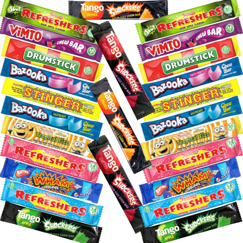 Chew Bars Sweets Gift Box 26 Chewy Bars Bundle With Vimto Wham Refreshers T 2