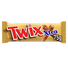 Twix Xtra Chocolate Bar Salted Caramel  Chocolate Biscuits 75g Bar Ideal fo