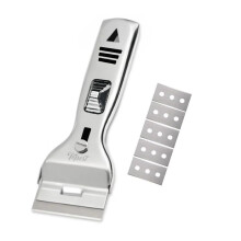 Oven & Hob Cleaning Tool Non-Scratch +5 Spares- Multi-purpose Cleaner - Removes Burnt-on Food, Grease & Grime, Paint stains, Stickers Etc.
