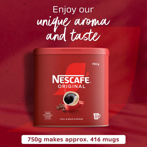 Nescafe NESCAFÉ Original Instant Coffee 750g Tin 2
