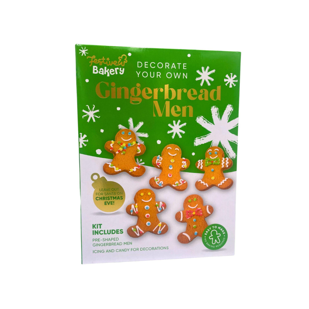 Akede Decorate Your Own Gingerbread Men 139G Easy To Make No Baking Includes P