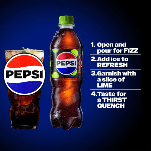 Pepsi Pepsi Max Lime 500ml Pack of 12 2