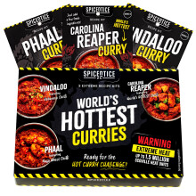 SPICENTICE Worlds Hottest Curry Recipe Kit Gift Set  Carolina Reaper Naga G