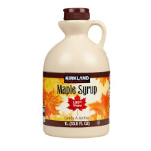 Kirkland Maple Syrup 100 Pure and Natural Grade A Robust Taste 1L case of 1