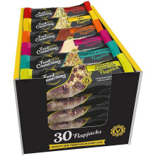 Food Connections Classic Mix Flapjack Bars 30 x 100g Bars 6 Delicious Fl