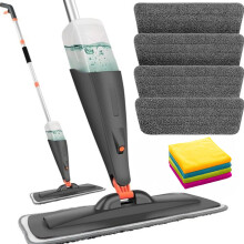 NEW SCRATCH ANET SUMMER PRICE Spray Mop 4 Microfibre Cloths Microfiber Mop