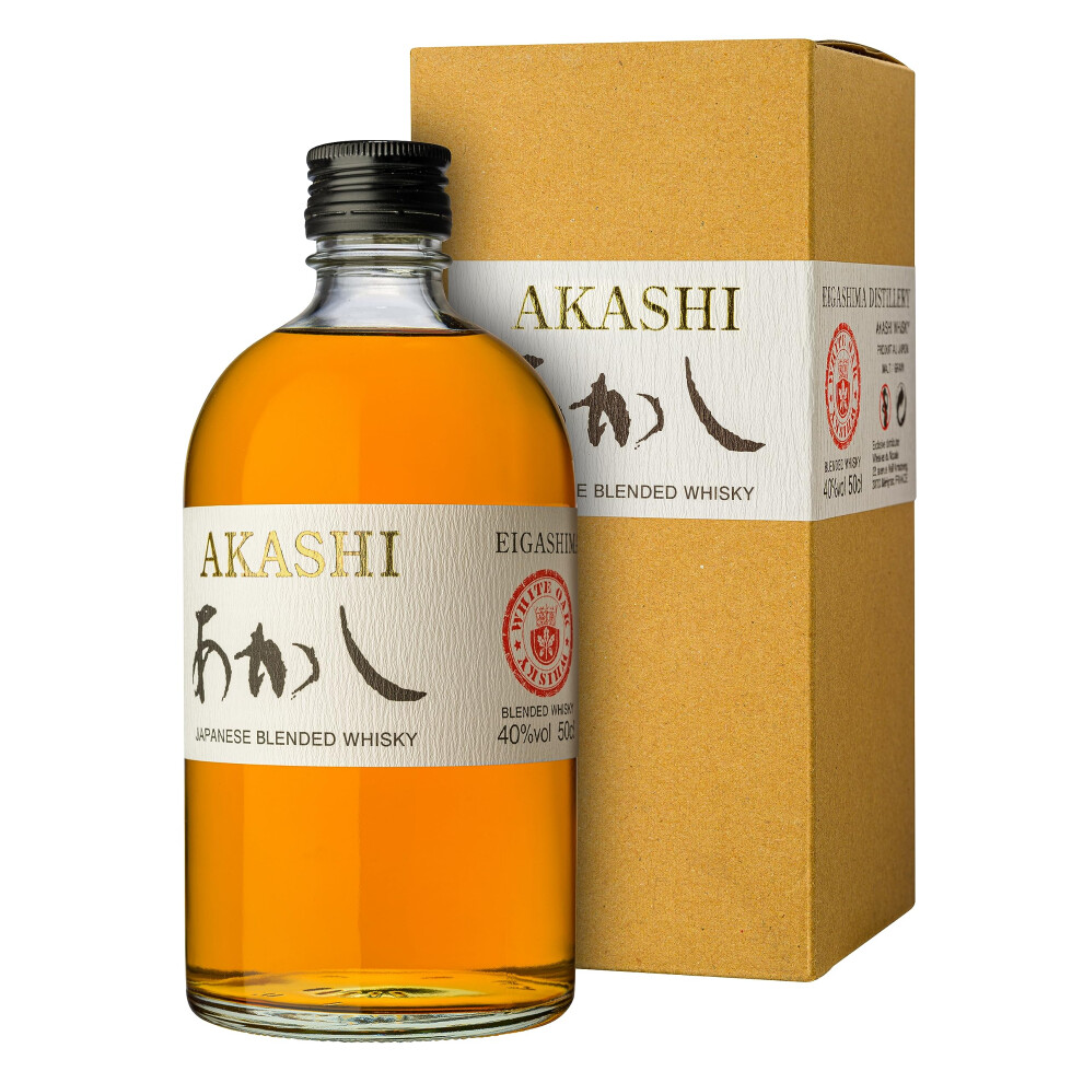 Akashi Eigashima Shuz Oak Japanese Whisky 50 Cl White
