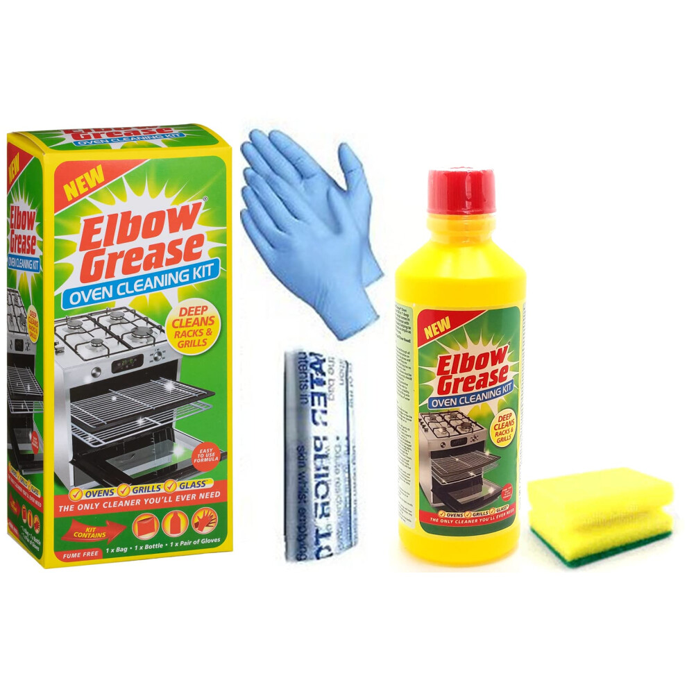 Topest Elbow Grease Oven Cleaner For Domestic Ovens And Bbq 500 Ml Bottle Bags A