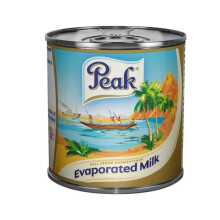 Peak Evaporated Milk – Full Cream – Rich  Creamy Texture for Tea Coffee Des