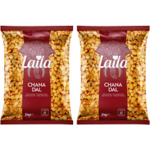 Laila Chana Dal 2Kg Premium Split Chick Peas Deliciously Nutty Chickpeas Sp