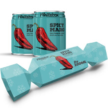 WHITEBOX COCKTAILS Single Serve Spicy Margarita Cracker 2 Cans Tangy Lime