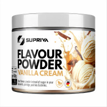 SUPRIVA Flavour Powder – Vanilla Cream Only 3 kcalServing SugarFree Sweeten
