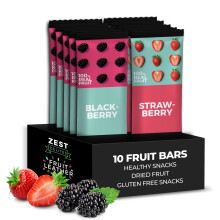 Zest Delites Fruit Leather Snacks Gluten Free Vegan Healthy Snacks for Adul