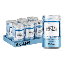 THE LONDON ESSENCE CO Crafted Lemonade 150ml Can Pack of 6