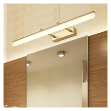 Retractable Bathroom Mirror Front Wall Light 40cm Gold Waterproof AntiFog LED Sconce Lamp For Dressing Table Decor