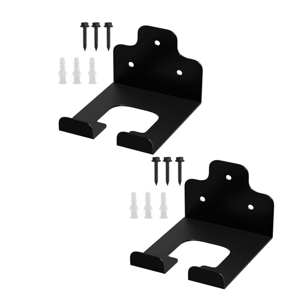 Wall Mount Trimmer Rack With Adjustable Hooks, Space Saving Garage Storage For Electric Yard Tools 9070919950353