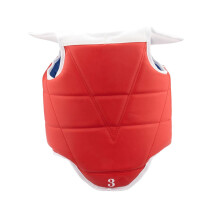 Unisex Kids Boxing Body Protector Vest Reversible Chest Guard for Taekwondo Muay Thai Kickboxing Sparring Training