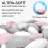 Organic Cotton Cot Bed Bumper AntiCollision Breathable Soft Baby Cot Protector Washable 200cm 3