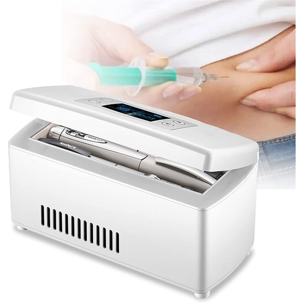Portable Insulin Cooler With Lcd Touch Control, Rechargeable Car And Home Medicine Refrigerator 9199774938662