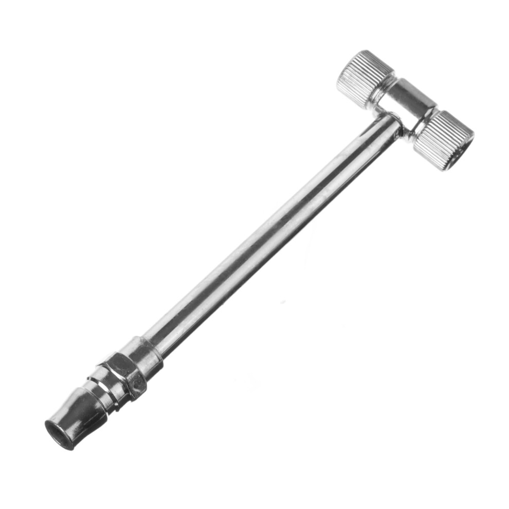 Tire Valve Extension For Easy Inflation, Durable Valve Stem Extender For Car Motorcycle Bicycle Silver 9199774939225