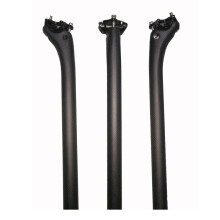 Carbon SeatPost 25.4/27.2/31.6mm, 350/400mm Matte Adjustable Offset For MTB Road BMX