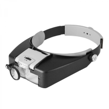 Head-Mounted 1.5X 3X 8.5X 10X EyewearMagnifier with LED IlluminatedsHeadband Magnifying Glasses for Jewelry Watch Repair Multicolor