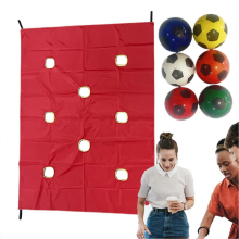 Hole Tarp Team Building Game, Outdoor Team Challenge Game Set, Sports Challenge Toy for Outdoor Community Events, Corporate Training, S