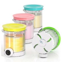 4 Pack Compatible With Ninja Creami Swirl Pints and Lids Compatible With Ninja NC700 Series, NC701, NC701C, Creami Containers