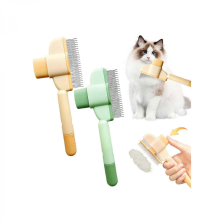 Fellblitz Borstel, Zelfreinigende Huisdierborstel voor de verzorging van kort haar, Kattenborstel, Groen