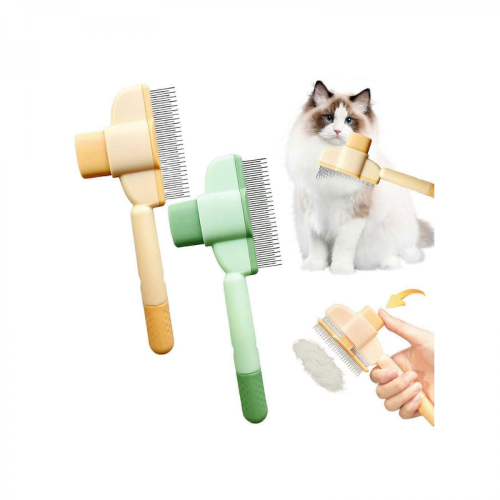 Fellblitz Brush, Αυτοκαθαριζόμενη Βούρτσα για Κατοικίδια για Κοντές Τρίχες, Βούρτσα