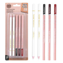 (Sketch Series Suit, 5 Skin Color Charcoal Pencil * 2PCs) 5 Pencil * 2PCs Sketch Painting Tools