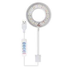 Aquarium Light Lamps 8W LED Aquarium Light For Saltwater Tanks Adjustable Hose Lighting White