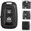 Remote Control Button Camera Selfie Shutter Release for Smartphones, Bluetooth Compatible, Black Color, Compact Design 2